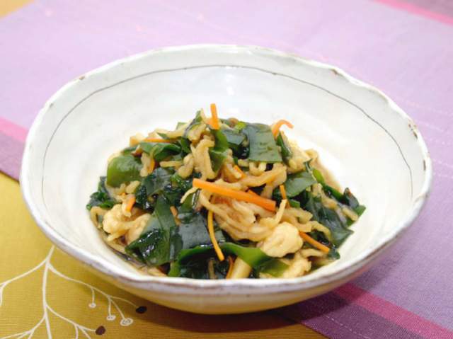 わかめと切干大根の炒め煮レシピ 素材力だし