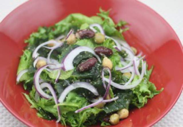 減塩 わかめと豆のごまサラダレシピ 素材力だし